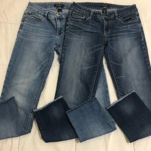 2 pair WHBM jeans, size 4